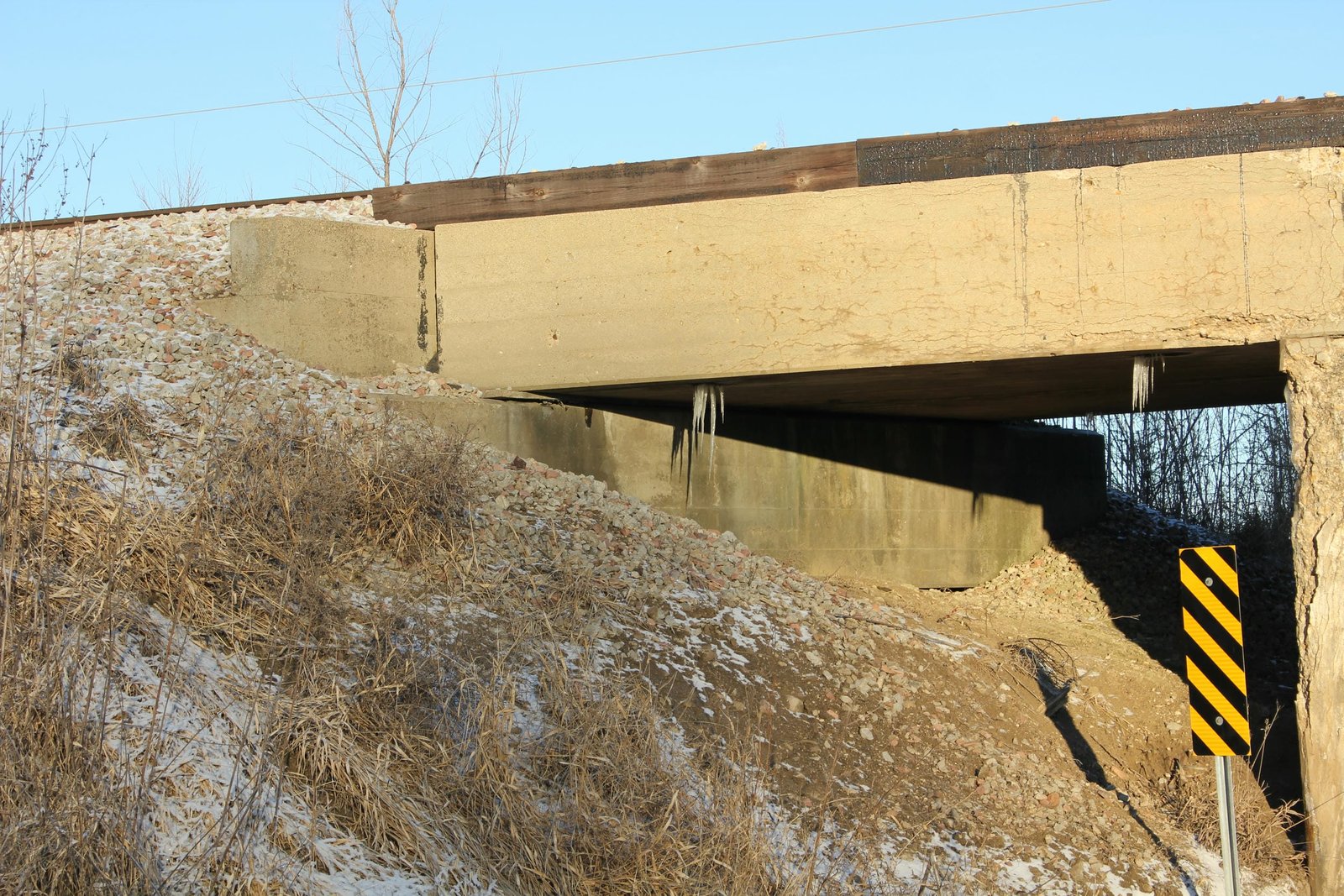 West abutment